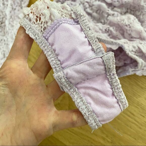 Free People Day N Night Lace Bodysuit in Lilac - Picture 4 of 8